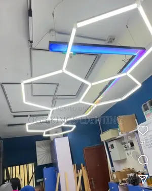 Honeycomb Ceiling Lights Hexagon Garage Light Ac85-265v Led Tube Light