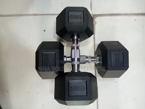 10kg +10kg =20kg Hexagon Dumbbells
