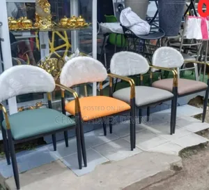 Elegant Gold Arm Chair