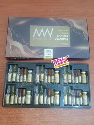 Miracle White Royal Gold Booster Glutathione 120,000mg Inj