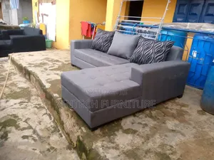 Gray 6 Seater L Shape Couch