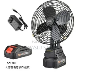 8-Inch Lithium Electric Portable Fan With 2 Battery