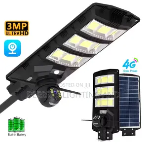 4g Outdoor Waterproof Solar Street Light With Camera Human Tracking