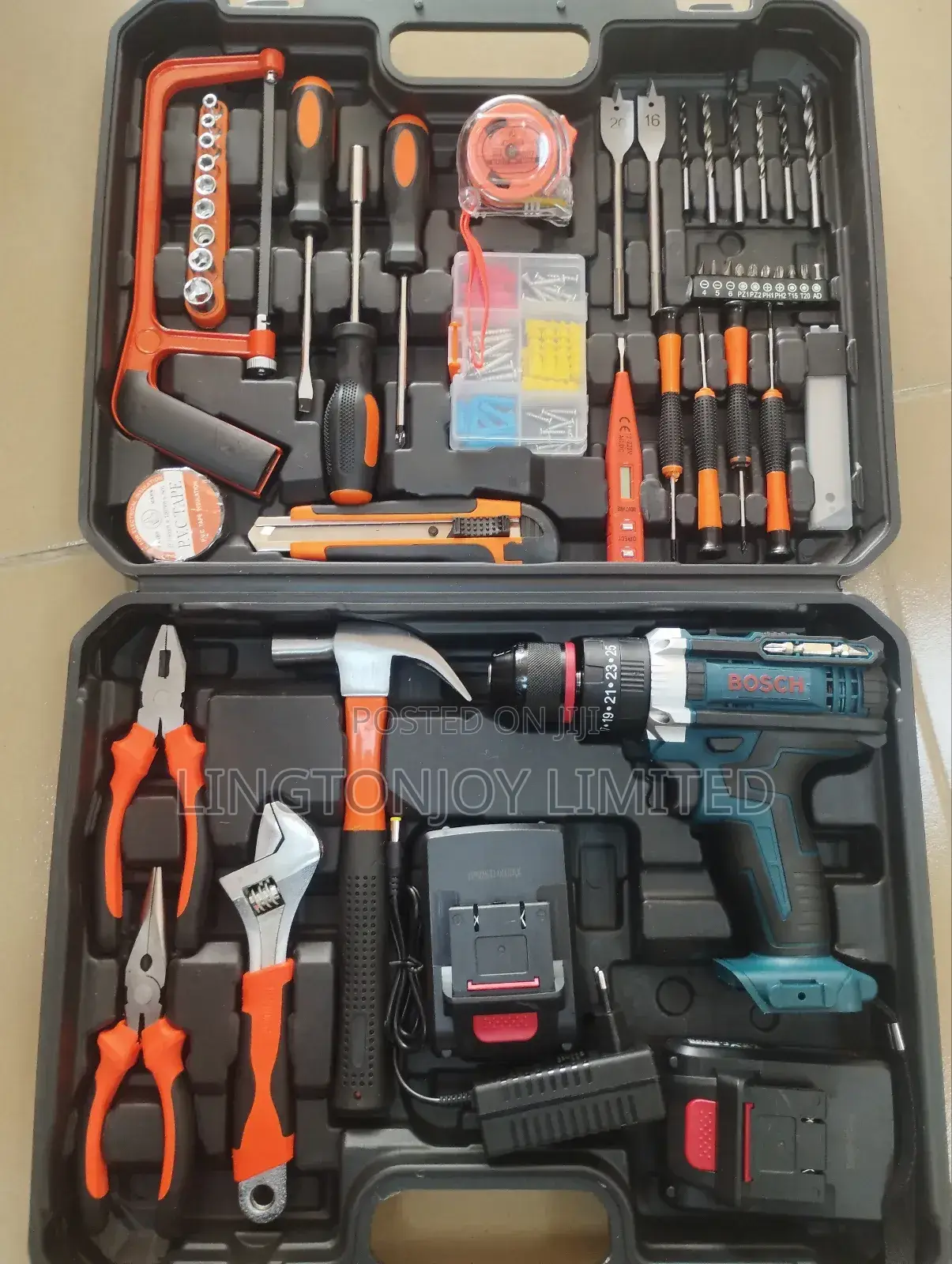 Tool Box With Drilling Machine