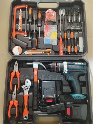 Tool Box With Drilling Machine