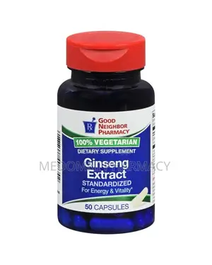 Ginseng Extract – Energy Vitality Support, 50 Capsules