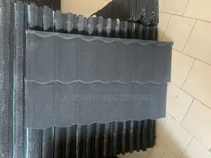 Best Quality Pure Black Bond Stone Coated Roofing Tiles