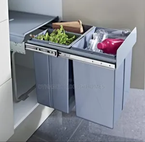 Drawer Built in Kitchen Cabinets Dustbin