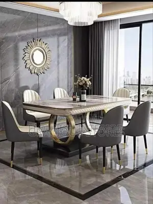 Luxury Standard Unique Marble Dining Set
