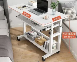 Multipurpose Adjustable Laptop Table for Home/Office - White