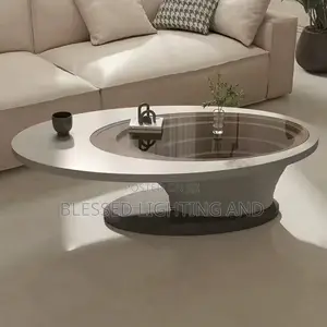 Luxury Custom Spiral Modern Coffee Table for Living Room, Hotel Lobby