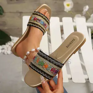 Bohemian Flat Slippers