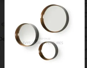 3 in 1 Decorative Round Frame Wall Mirror