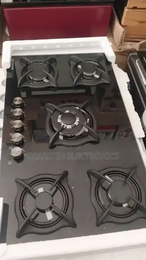 Polystar Cabinet Inbuilt Gas Cooker All Gas Five Burner