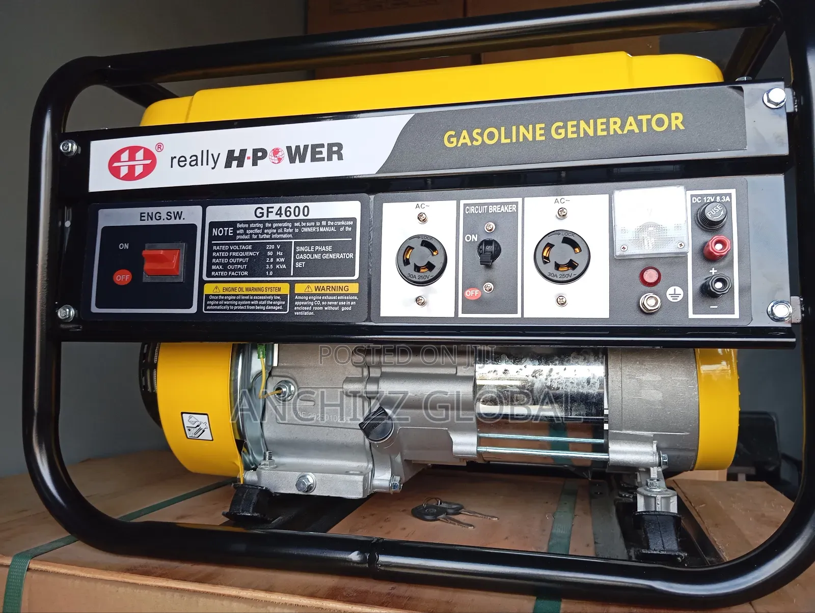 4kva Hpower Automatic Petrol Generator