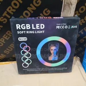 12 Inches RGB Ring Light With Tripod Stand Ringlight Makeup, Blogging