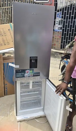 See This Tall Hisense Double Door With
Dispenser 264-Liters