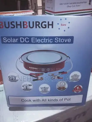 Solar Stove With Battery Terminals