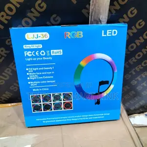 14 Inches RGB Ring Light With Tripod Stand Ringlight Makeup, Blogging