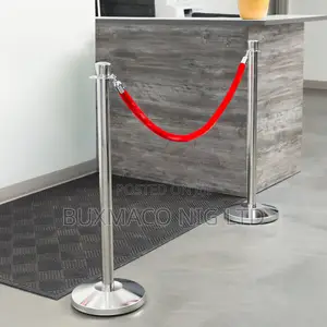Stanshion Pole Barrier With Rope (2pcs Poles)