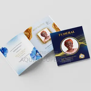 Printed Funeral Programme