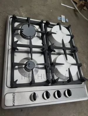 Original Bosch 60x60cm Silver Colour Inbuilt Automatic Gas Cooker