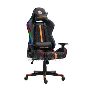 Porodo Ergonomic Rgb Gaming Chair With Built-in Speakers, Molded.