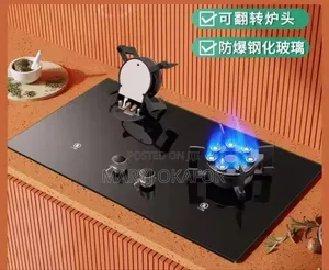 Double Flip Up Luxury Gas Cooker Burner