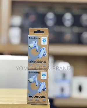 Skullcandy Ecobuds in-Ear Wireless Earbuds, 8 Hr Battery, Battery-Free