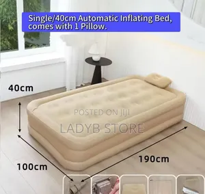 Automatic Inflatable Bed With Built-in Pump