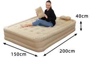 Automatic Self-Inflatable Bed With Built-in Pump