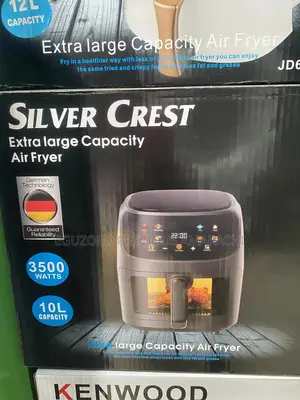 Silver Crest Extra Large Transparent Glass Airfryer
