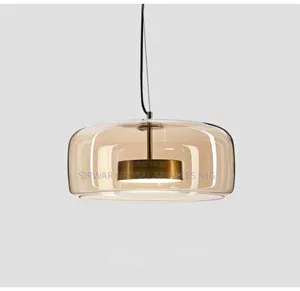 Dinning Room Dropping Chandelier Amber Gold