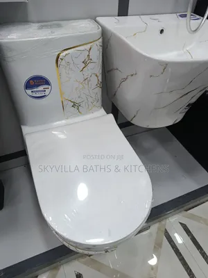 Executive Water Closet With Karara Design.