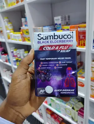 Sambucol Black Elderberry – Cold Flu Relief, 30 Tablets
