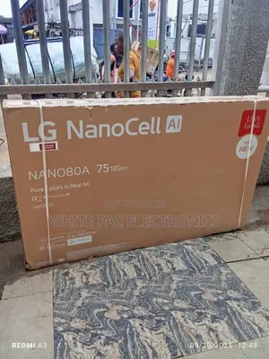 Lg Nanocell 75"Inch Ai 4k Smart Tv Ai Magic Remote Webos 75nano80a6a