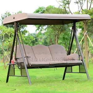 Three Seater Courtyard Swing Outdoor Villa Balcony Terrace Hanging
