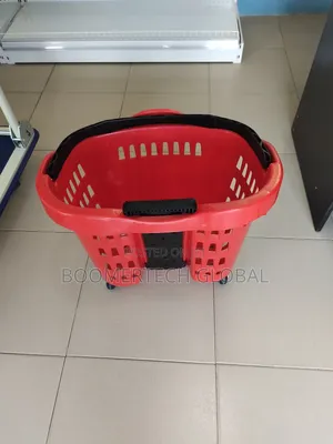 Plastic Trolley Supermarket Shopping Basket