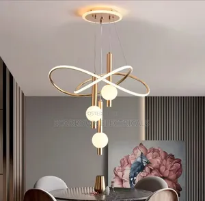 Simple Microphone Chandelier Interior Design Light 3 Color