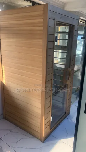 Luxury Modern Wooden Sauna Cabin With Glass Door