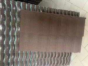 Best Quality Mix With Black Coffee Bond Coated Roofing Tiles