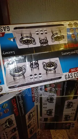Qasa Premium 3 Burner Cabinet/Table Top Gas Cooker With Auto Ignition