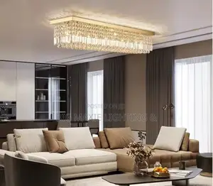 Luxury Multipurpose Dropping and Flush Crystal Chandelier