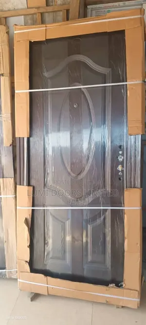 Brown Steel Door 3ft