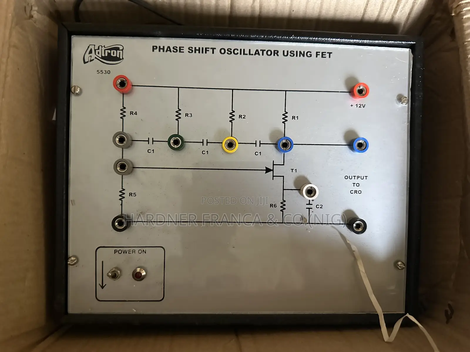 Phase Shift Oscillator Using Fet Trainer