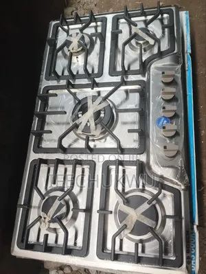 Original Bosch Built-in Gas Cooker 5 Burners Automatic Nnobs Control