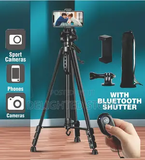 140cm Strong Iron Adjustable Tripod for DSLR Cameras