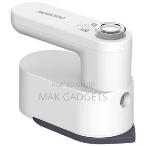Porodo Lifestyle Heatpulse Portable Steam Iron - White