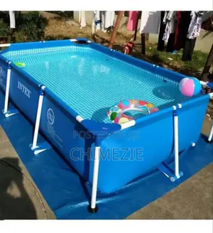 Small Metal Frame Swimming Pool - 3m X 2m X 75cm
