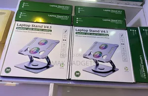 Laptop Stand V4.1 360 Base With Electric Dual Fan